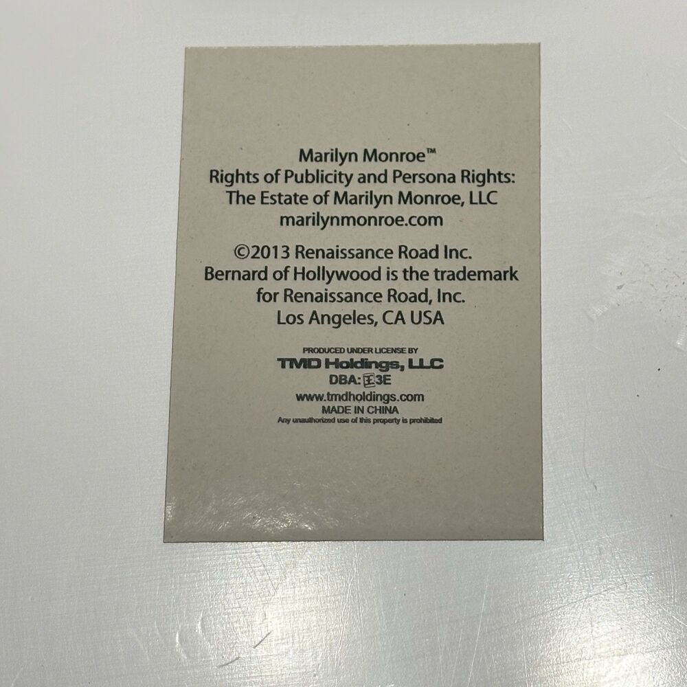 Bernard Of Hollywood Marilyn Monroe Glass Photo Clock 2013 Works - Picture 11 of 13
